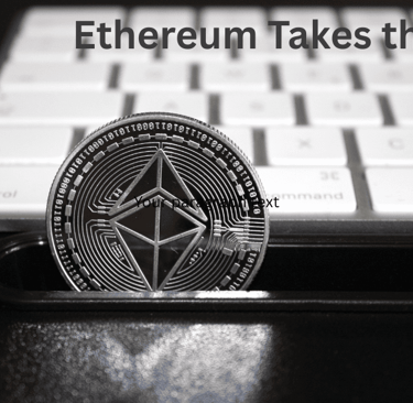 Ethereum takes the lead is written