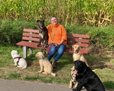 Marion beim Hundetraining in Holzminden
