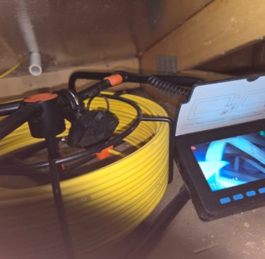 Sewer camera inspection
