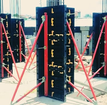 plastic column 