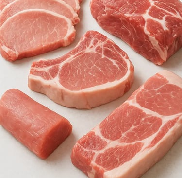 daging babi segar