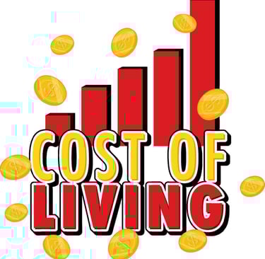 imagem da palavra custo de vida