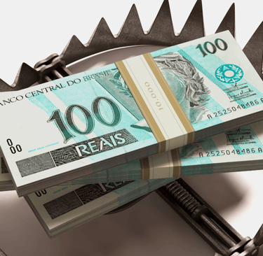 imagem de armadilhas financeiras cuidado com os golpes