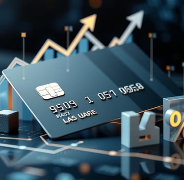 imagem de gráficos financeiros juros rotativos