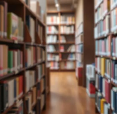 imagem de uma biblioteca
