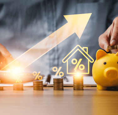 imagem de um gráfico de poupança.