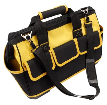 Bolsa Ferramentas Grande Reforçada Eletricista Mala Bolsos Cor Amarelo