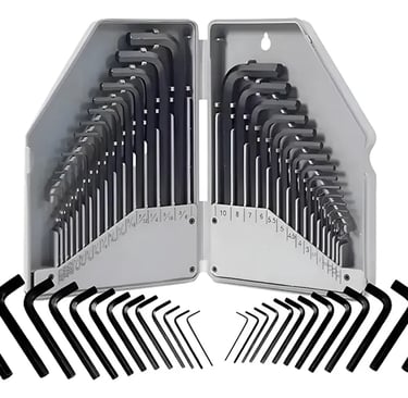 Jogo Chaves Allen 30 Peças Milímetro E Polegada Com Estojo