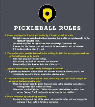 Pickleball Rules