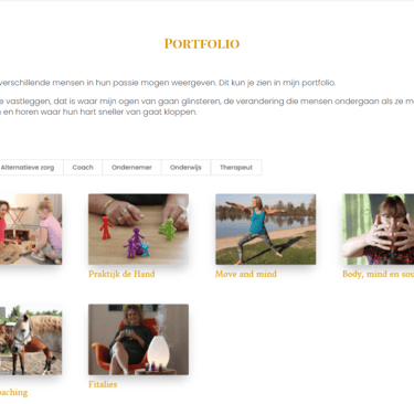 nieuwe portfolio pagina van Jij in Beeld fotografie