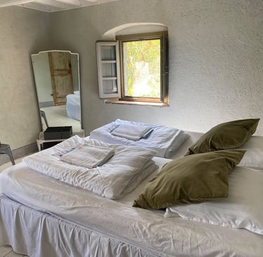 a room that can be rented at the retreat