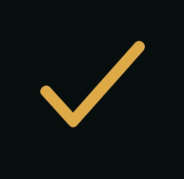 gold check mark