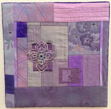 Untitled by Lu Peters. Art Quilt.