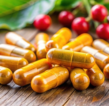 Capsulas de berberina con semillas de agracejo