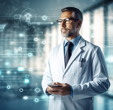 doctor with glasses
