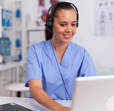 Billing staff at work