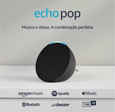 caixa de som echo pop amazon