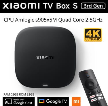 xiaomi tv box box s 4k 3 geração