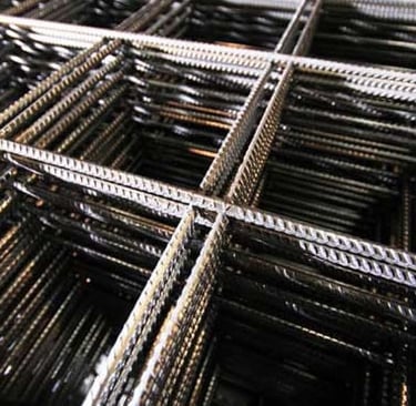 Neulogs çelik hasır kaynak makineleriyle üretilebilen hasır panel örneği.