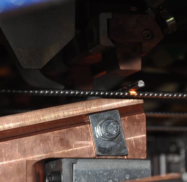 Çelik Hasır Kaynak Makinesi Nervürlü tel punta kaynağı