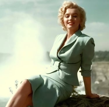 Marilyn Monroe from the film "Niagara."