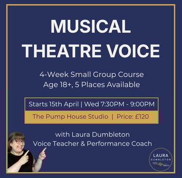 Musical Theatre Voice, 4-week course in Louth, Lincolnshire