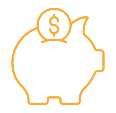 icono cerdo ahorrar dinero