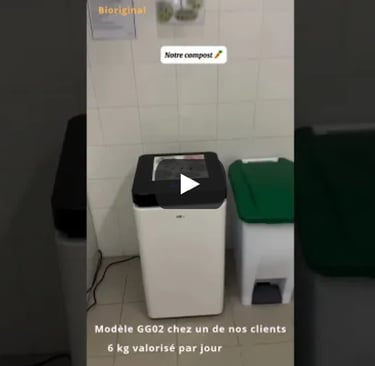 Biodigesteur installé chez un traiteur