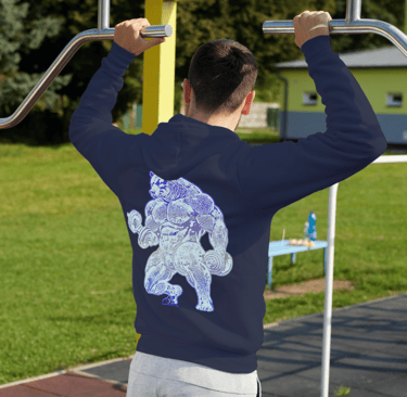 Communitytee Gym Bear Hoodie