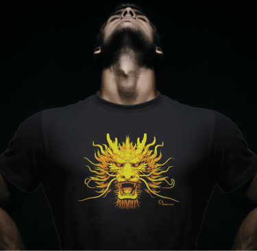 CommunityTee Golden Dragon Tshirt