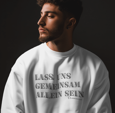 Communitytee Gemeinsam Allein Sweater