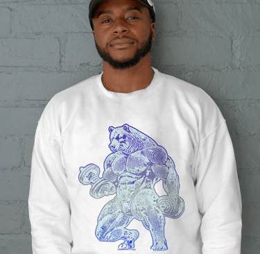 communitytee gym bear sweater