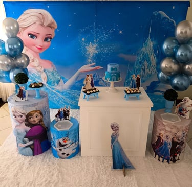 decoracao aniversario frozen