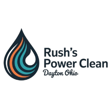 a logo for rusher's power clean