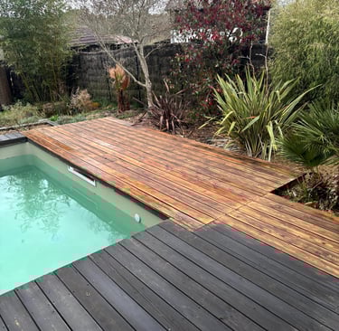 terrasse bois nettoyage vapeur