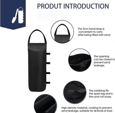 112 LBS Canopy Weights Sand Bags for Canopy Outdoor Advertising Tent Sunshade Fixed Windproof Pop up
