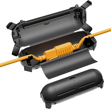 2 Pack Outdoor Extension Cord Cover Waterproof - Weatherproof Electrical Connection Box for Outdoor 