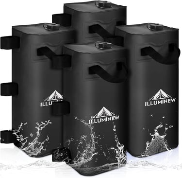 4 Pack Canopy Water Weight Bag, 220 LBS Water Tent Weights Set of 4 Leg Weights for Gazebo, Pop Up C