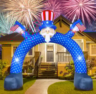 inflatable patriotic arch