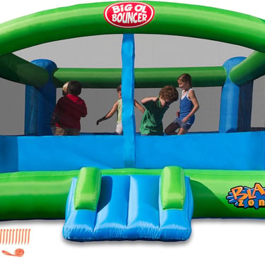 Blast Zone Big Ol Bouncer Inflatable Bounce House w Blower - Huge - Premium Quality - 6 Players
