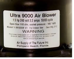 blower motor energy label