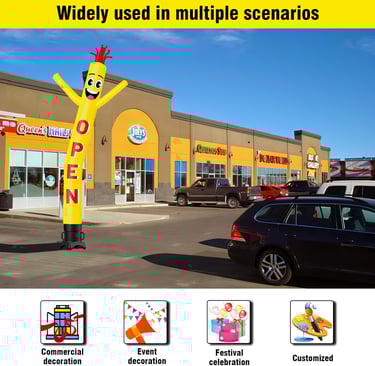 inflatable open sign to increase business