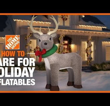 Caring for holiday inflatables