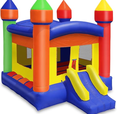 Cloud 9 Commercial Grade 13' x 13' Castle Bounce House - 100% PVC Bouncer