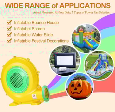 replacement blower motor for bounce house