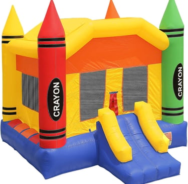 Commercial Grade Bounce House 100% PVC Crayon Castle Jumper Inflatable Only