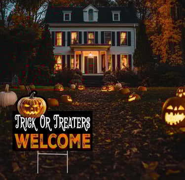 Creating safe Halloween display