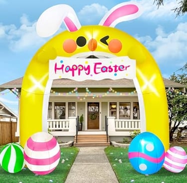 inflatable Easter arch