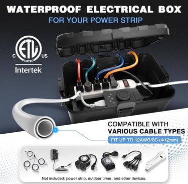 Flemoon Large Outdoor Electrical Box