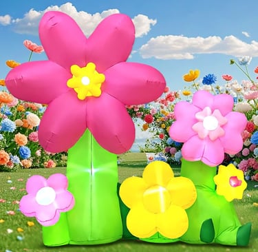 inflatable flowers